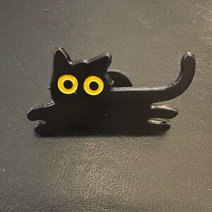 Black Cat Pin